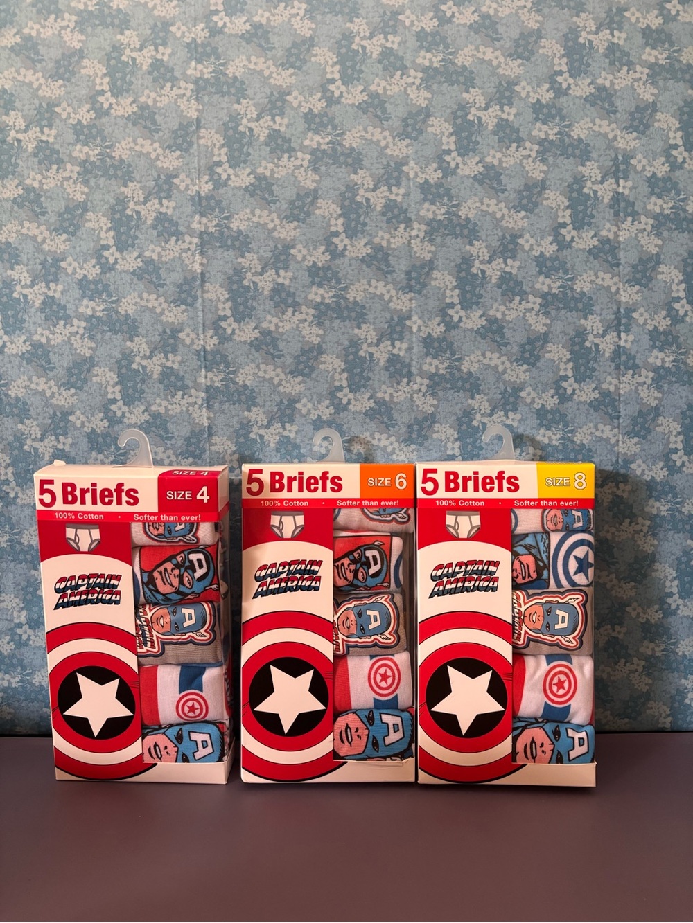 Boys Captain America Briefs